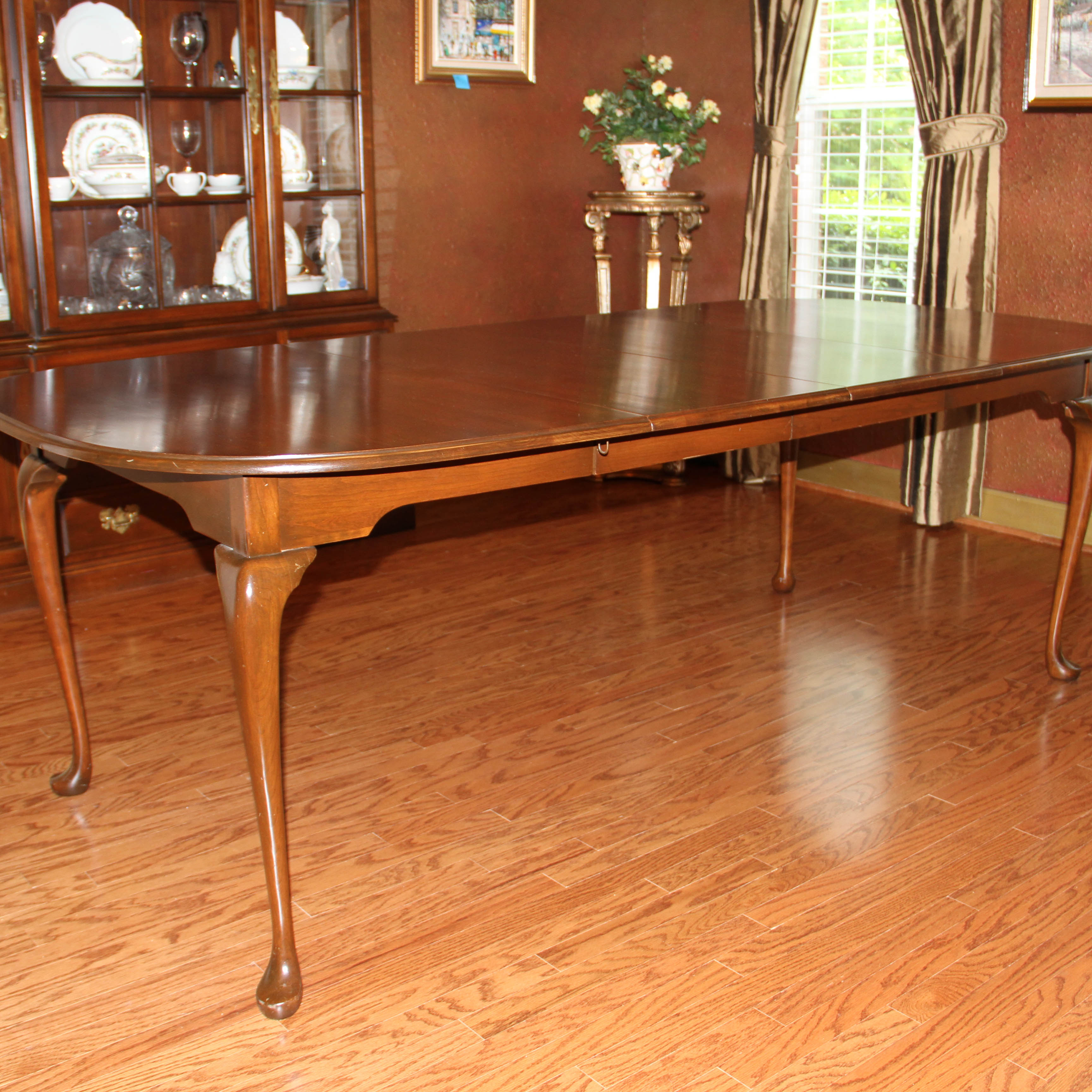 harden cherry dining table