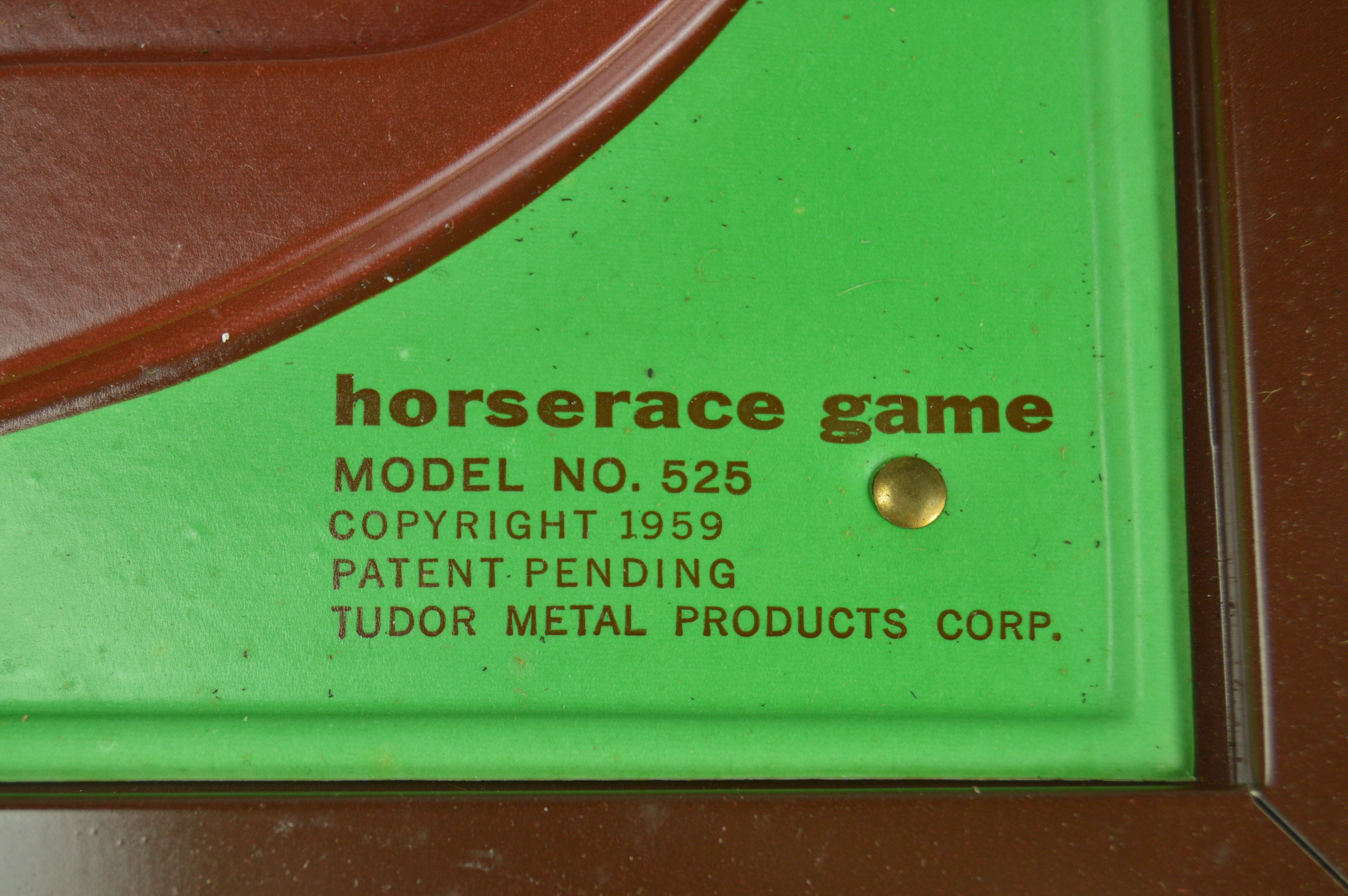 Vintage Tudor Electric Horse Race Game EBTH