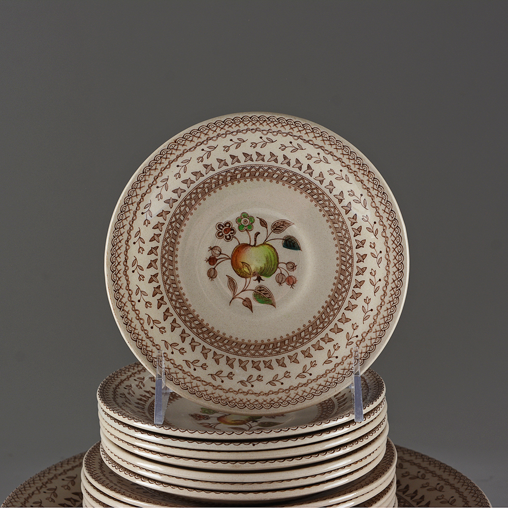 Johnson Bros. Old Granite Fruit Sampler Dinnerware Set EBTH