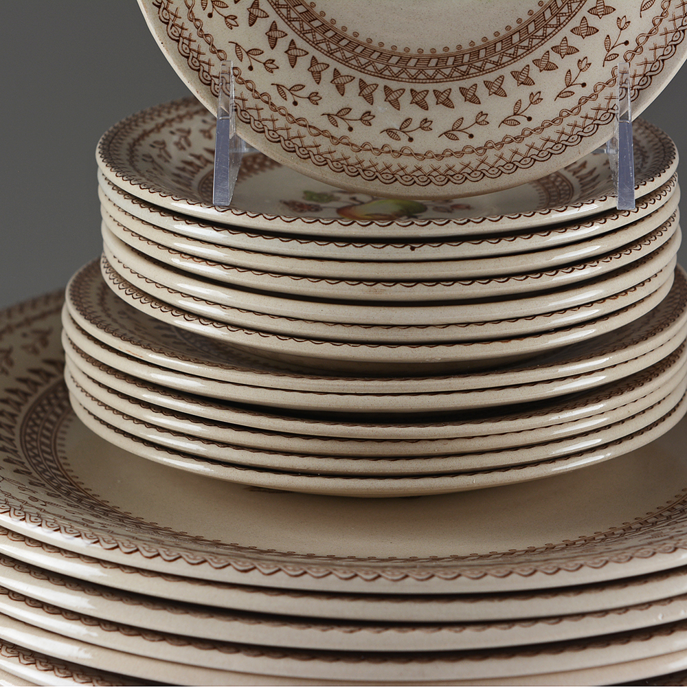 Johnson Bros. Old Granite Fruit Sampler Dinnerware Set EBTH