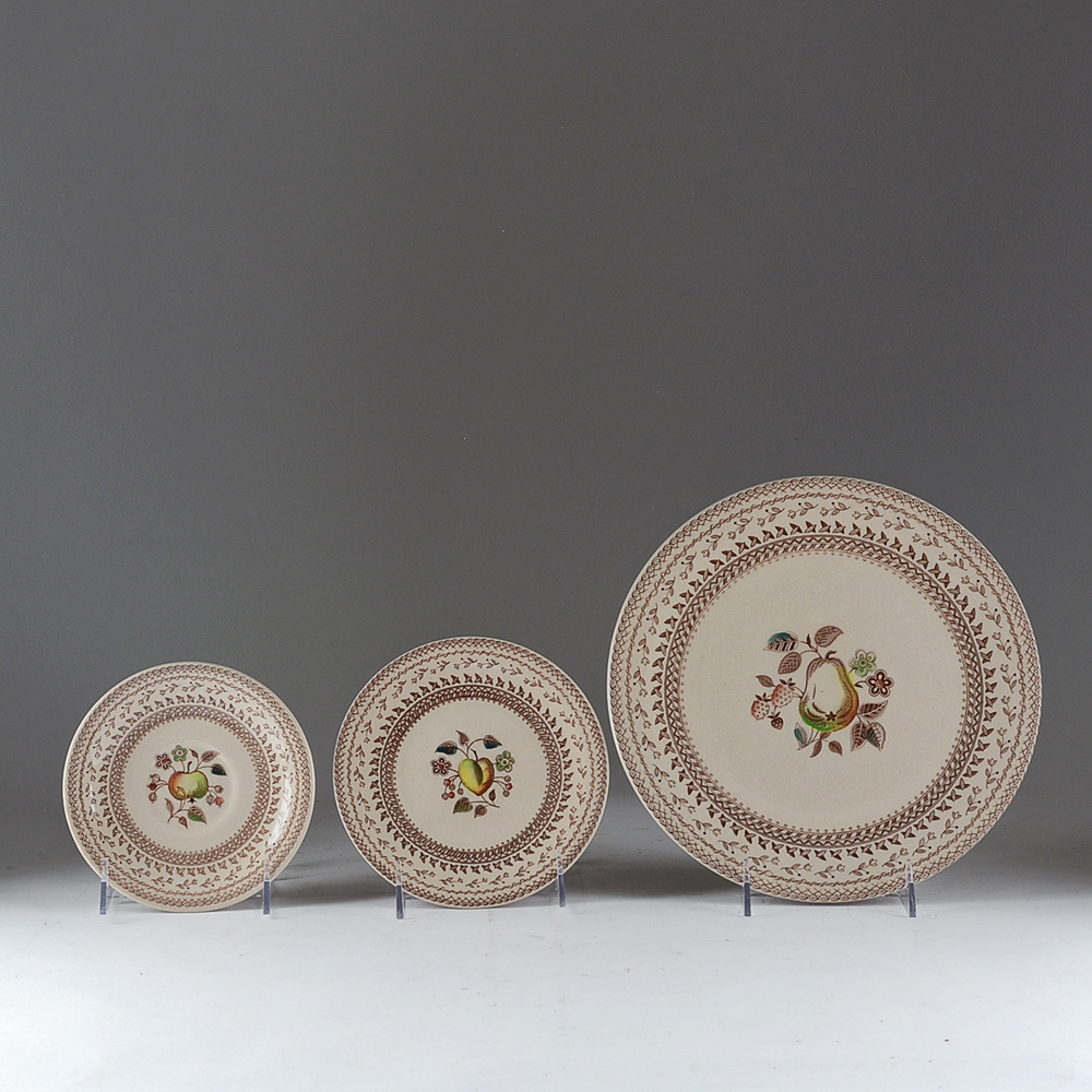 Johnson Bros. Old Granite Fruit Sampler Dinnerware Set EBTH