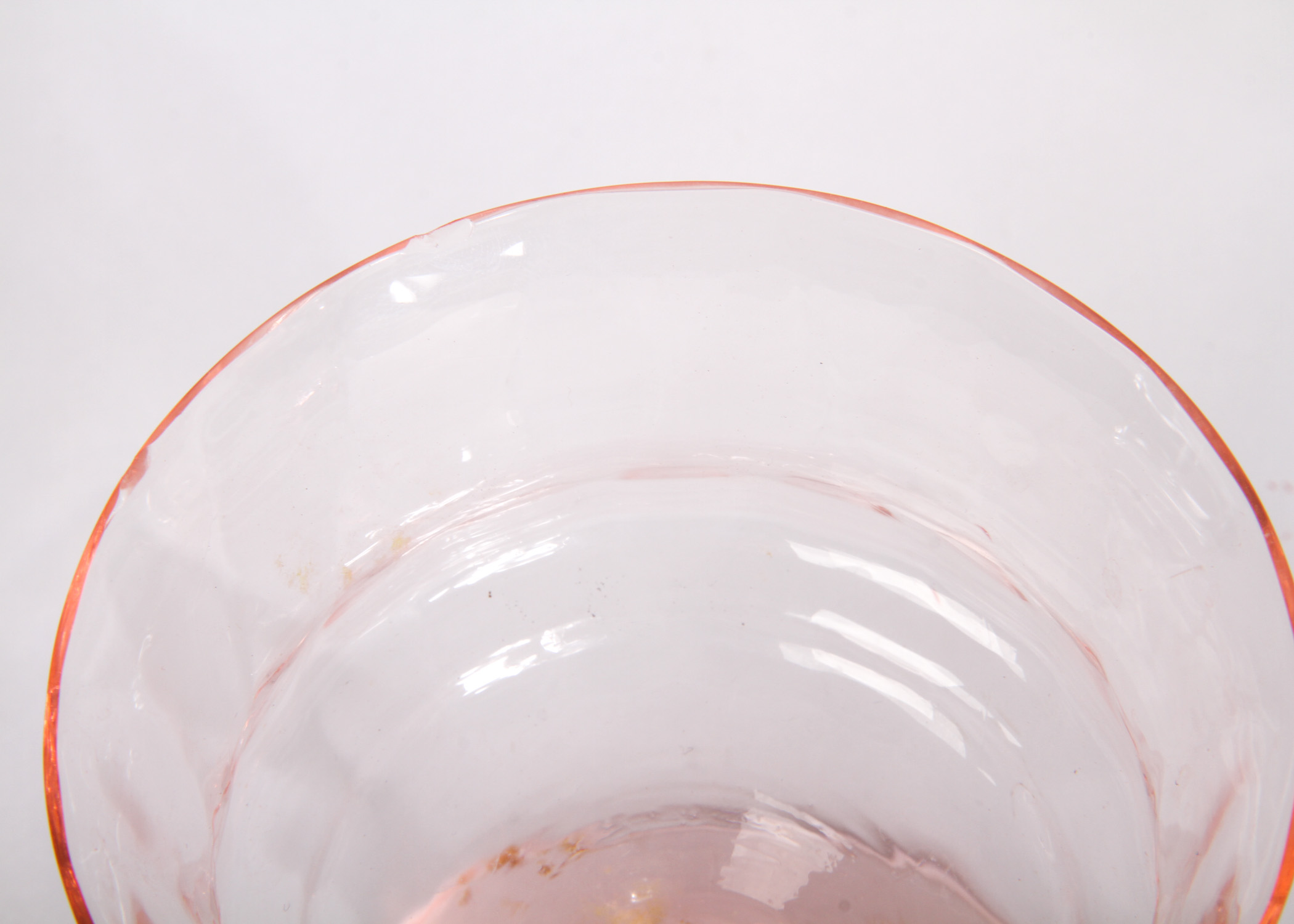 Pink Depression Glass Dessert Cups EBTH