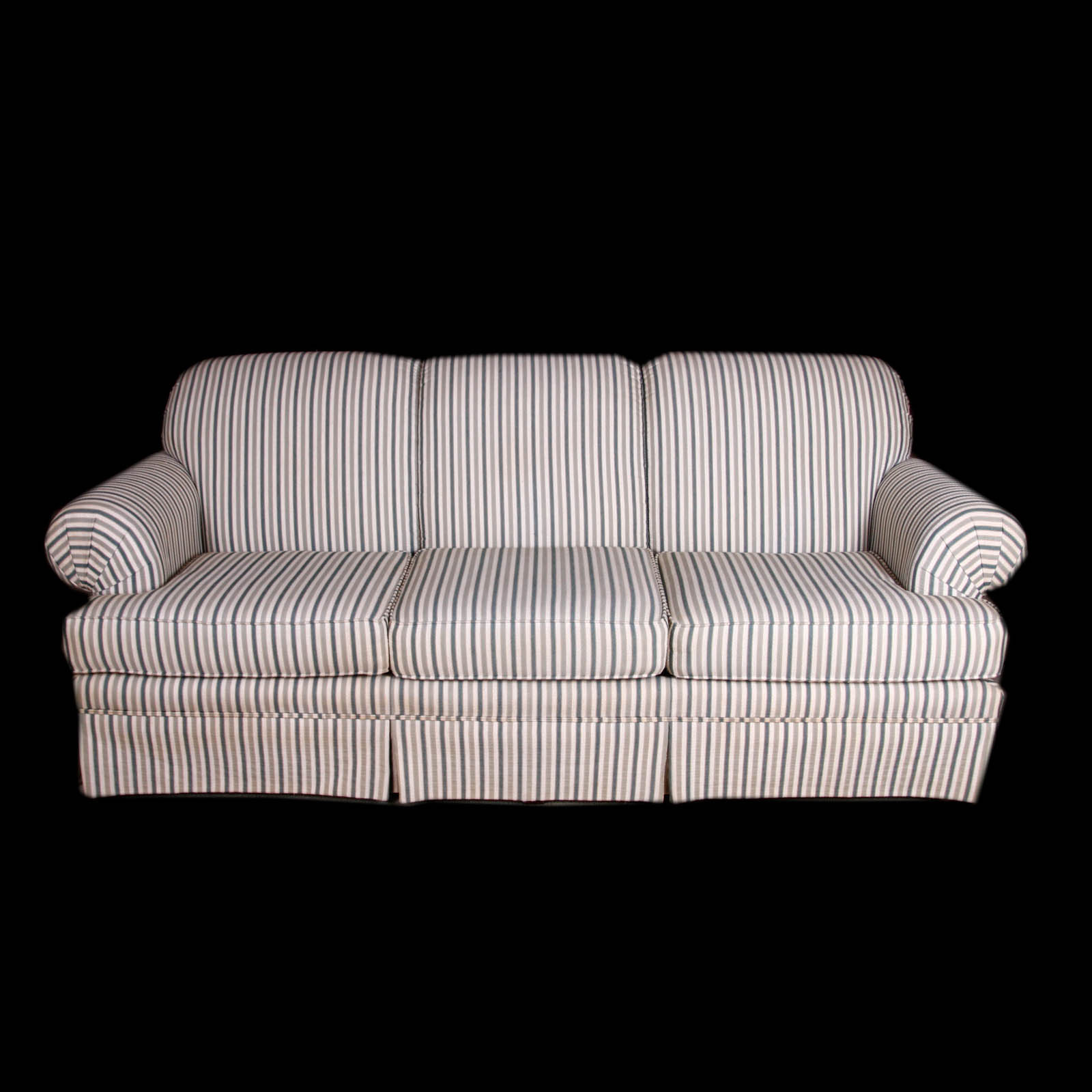 Broyhill Striped Sofa EBTH