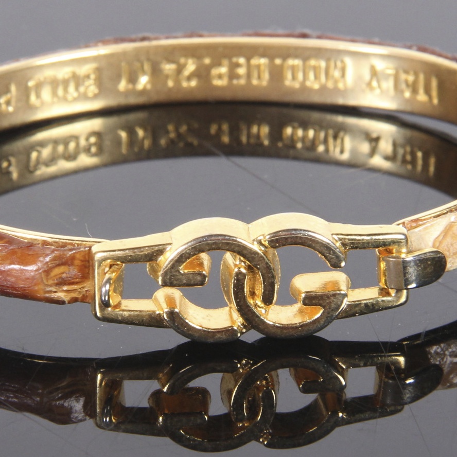 Gucci 24K Gold Plated Cuff Bracelet EBTH