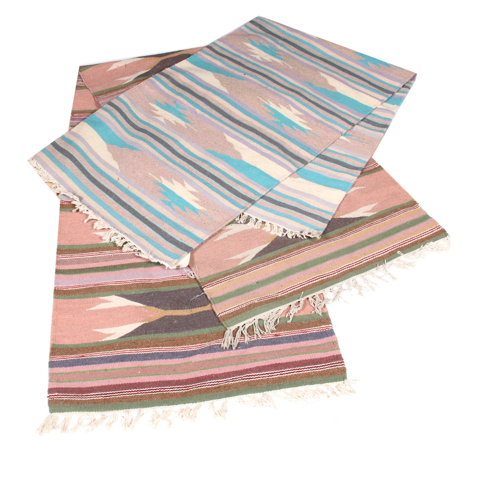 Pair of Mexican Style Runners EBTH