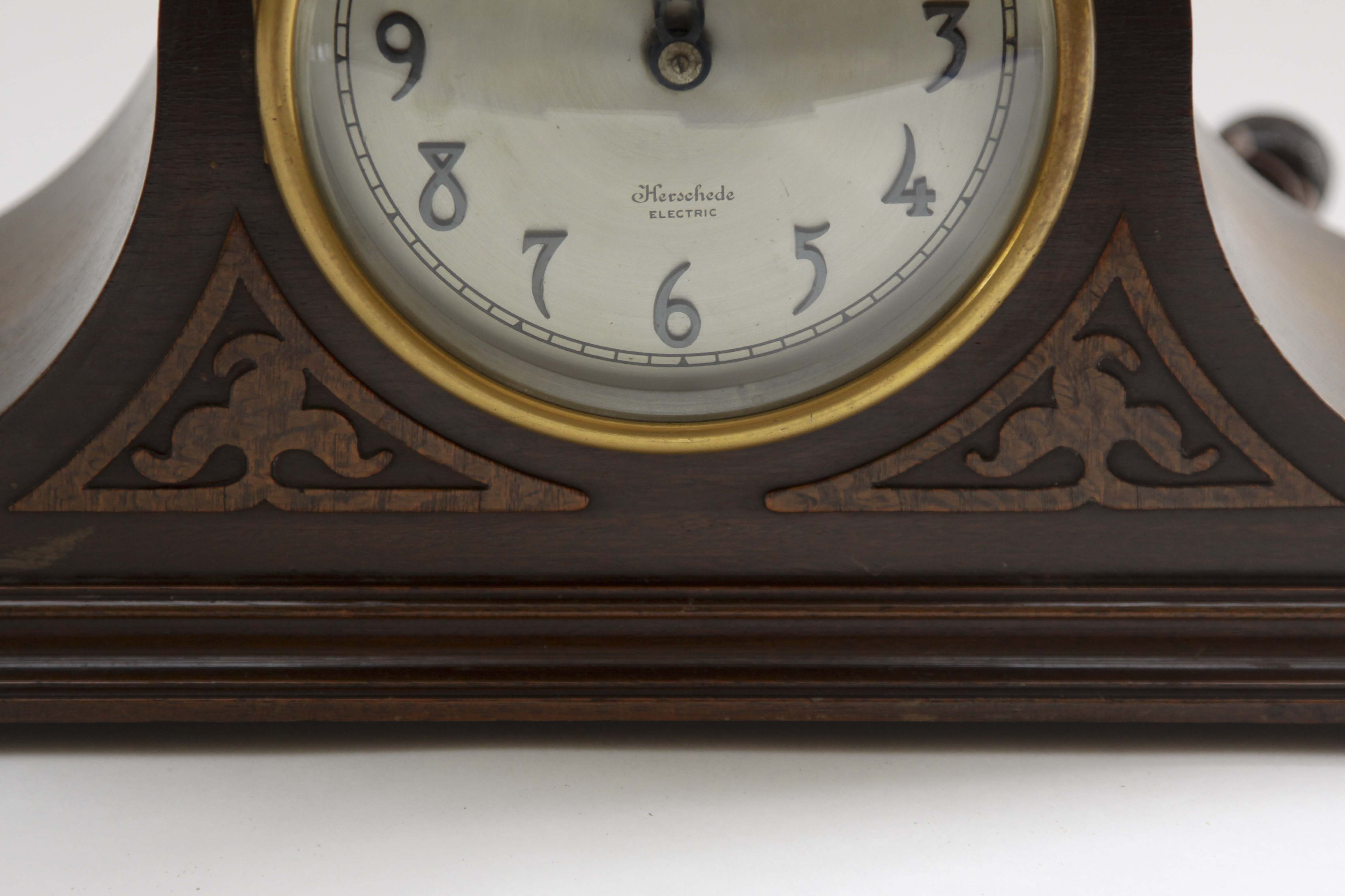 Antique Herschede Electric Mantel Clock 1915 EBTH