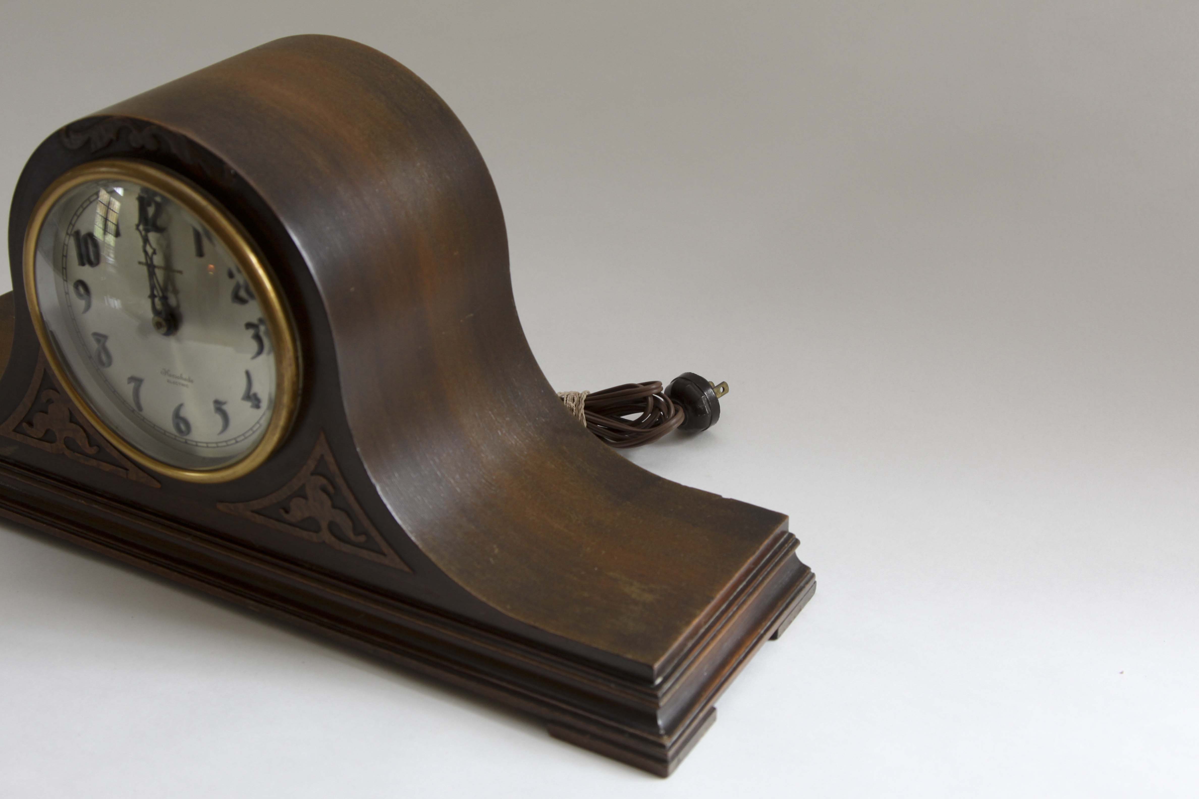 Antique Herschede Electric Mantel Clock 1915 EBTH