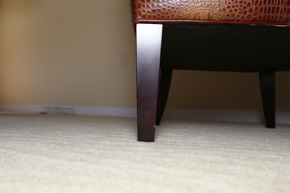 Genuine Alligator Leather Wing Back Chair  EBTH