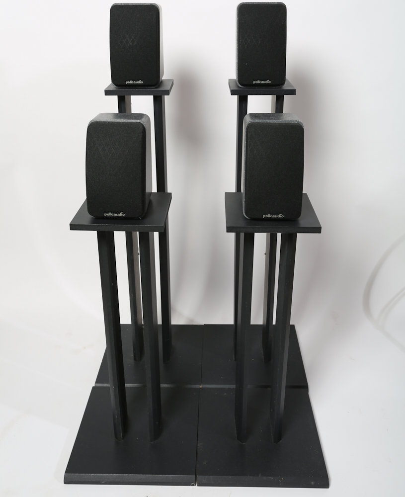 polk audio rm series ii shielded satellite speakers