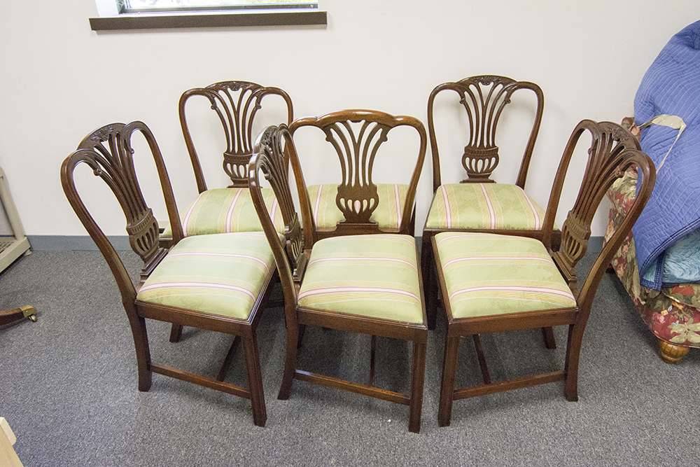 Restall, Brown & Clennell Mahogany Sheraton Style Chairs EBTH
