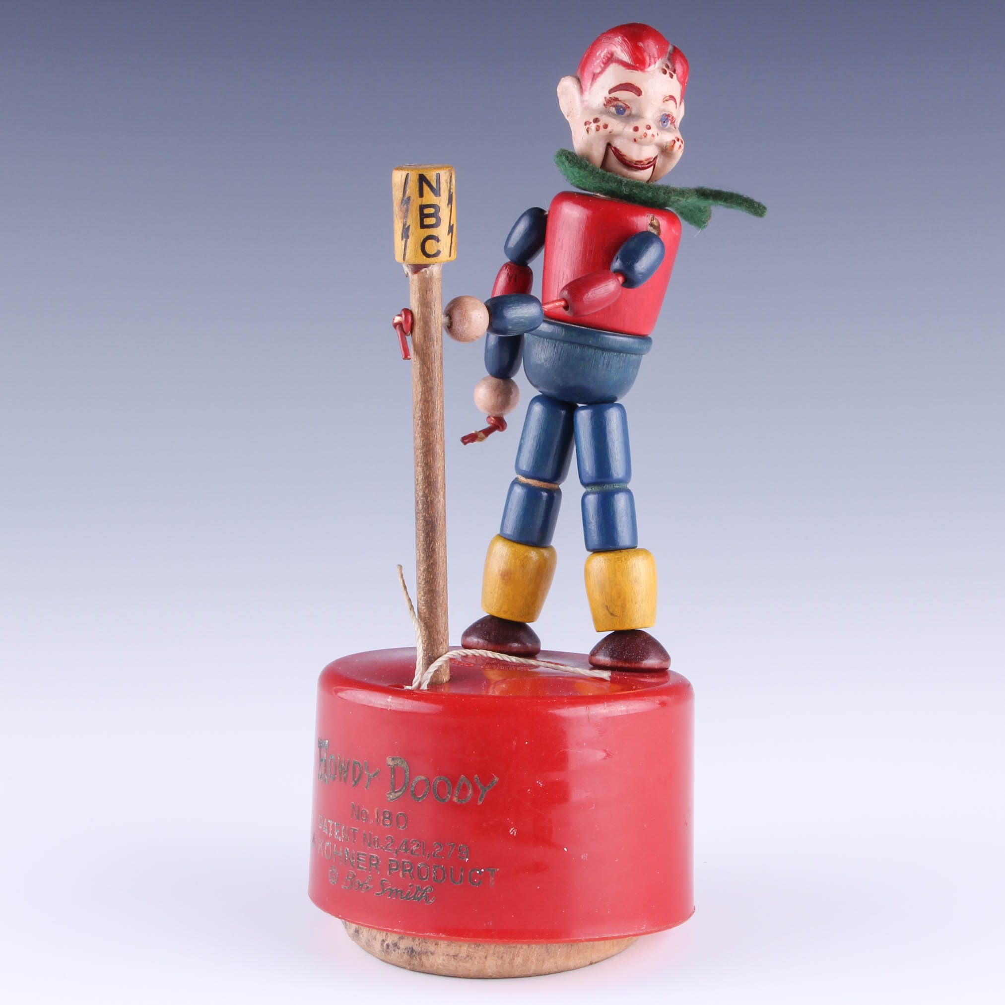 1950s Howdy Doody No. 180 Push Puppet Toy | EBTH