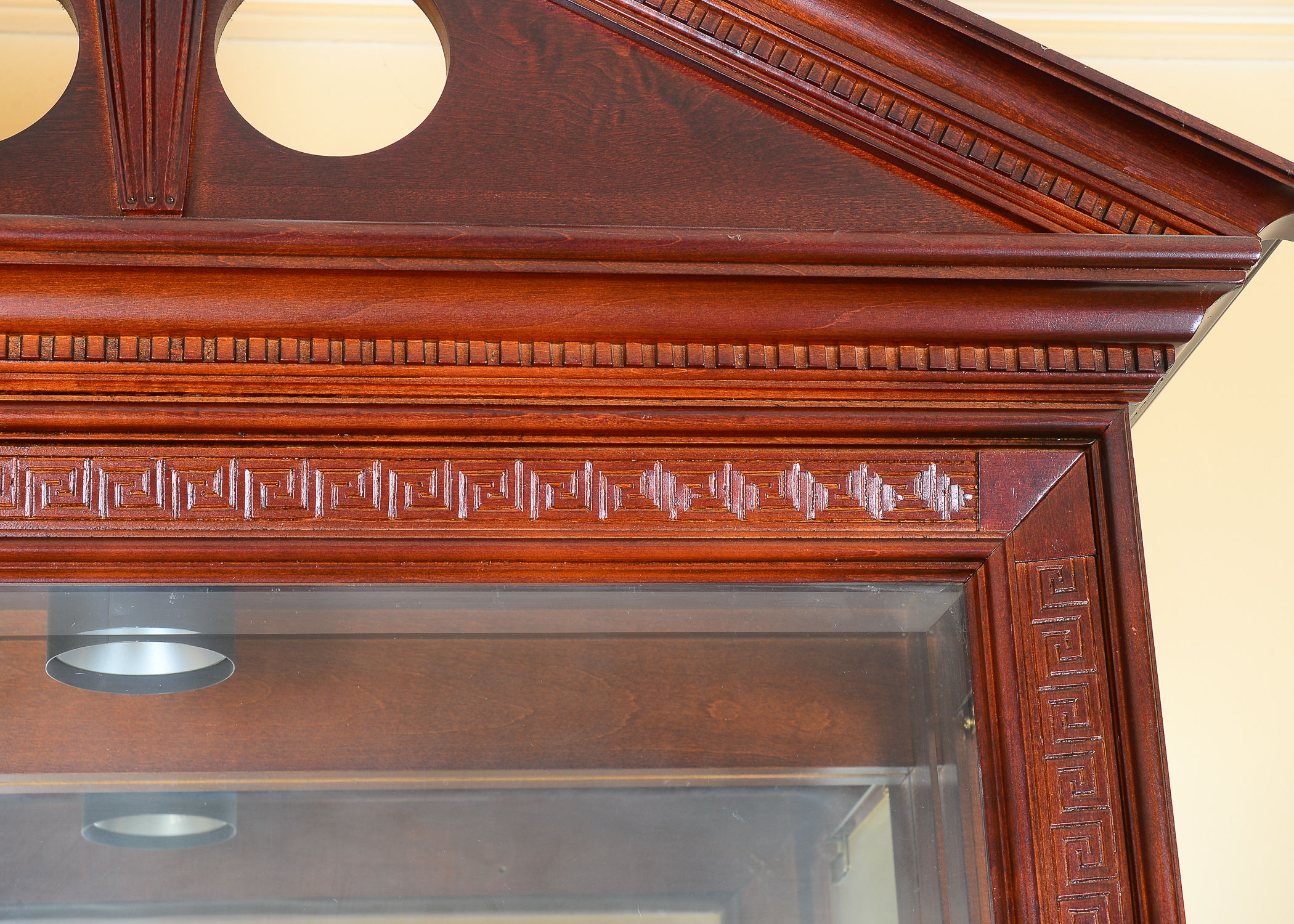 Lighted Mirrored Curio EBTH