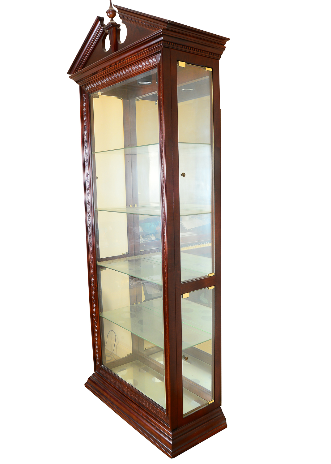 Lighted Mirrored Curio EBTH