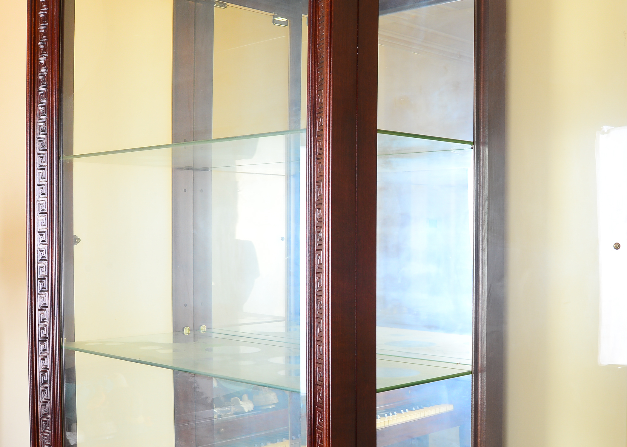 Lighted Mirrored Curio EBTH