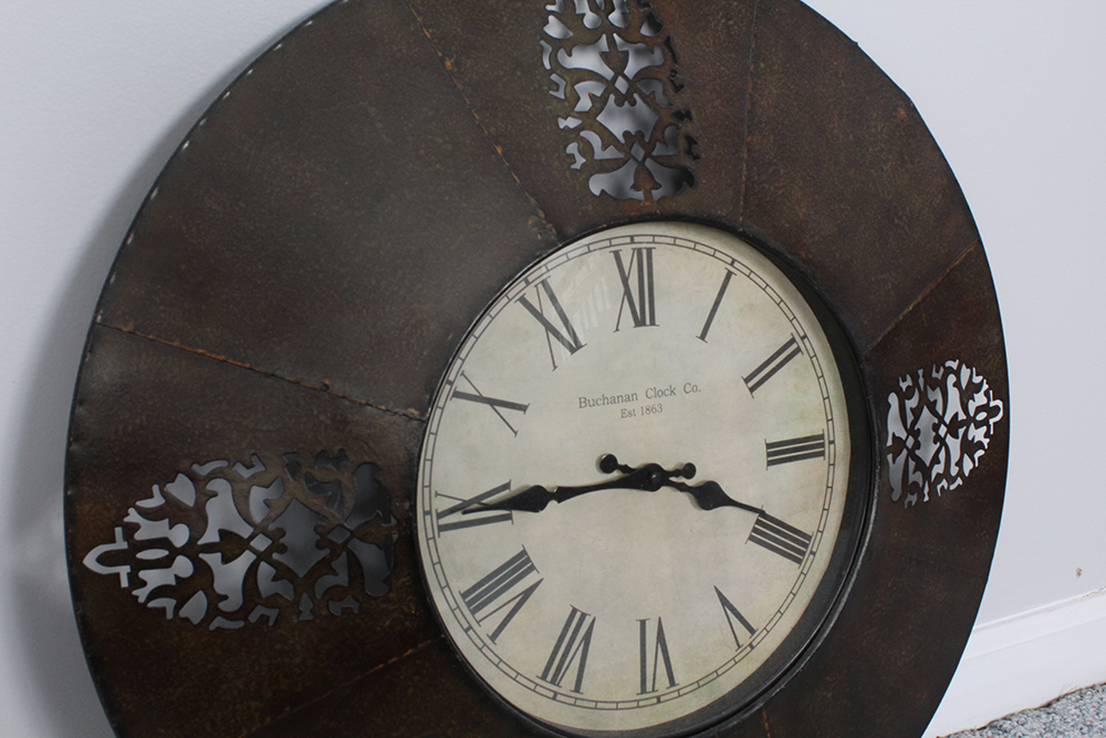 Reproduction Buchanan Clock Company Decorative Wall Clock EBTH