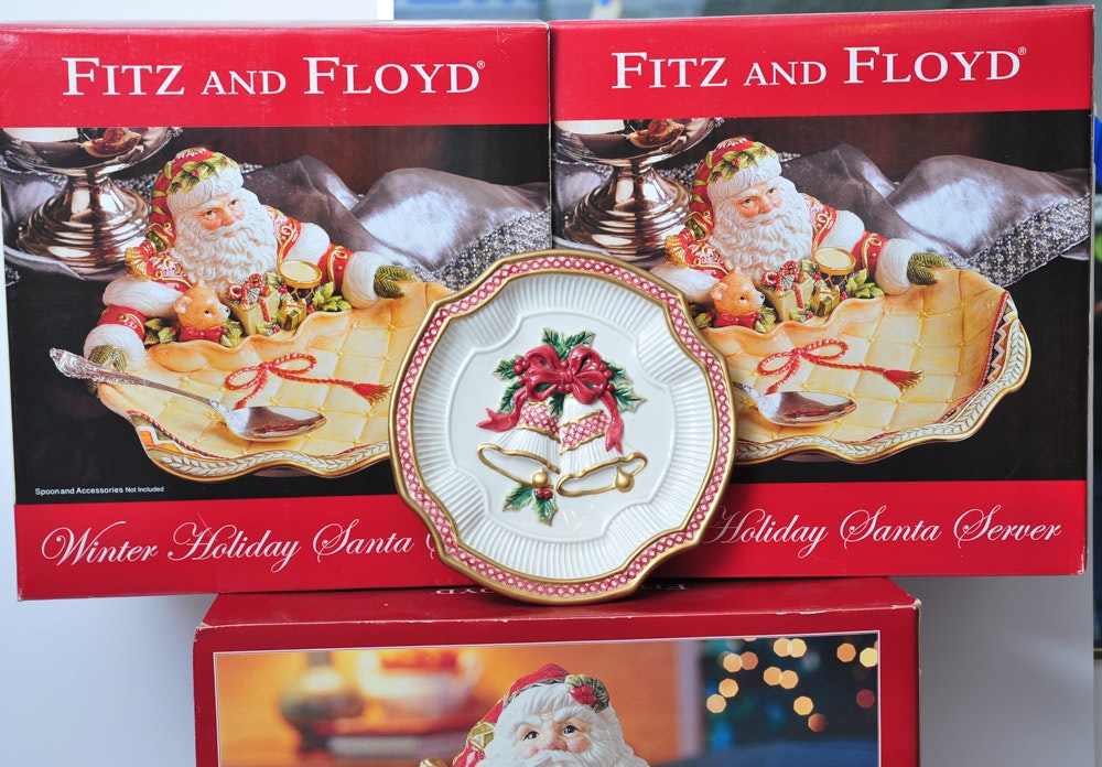 Fitz and Floyd Christmas Decor EBTH Fitz and Floyd Christmas Decor EBTH