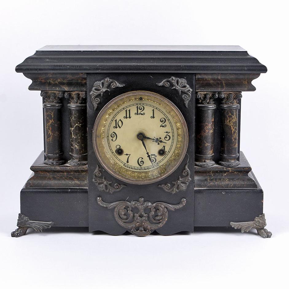 Antique New Haven Mantel Clock EBTH