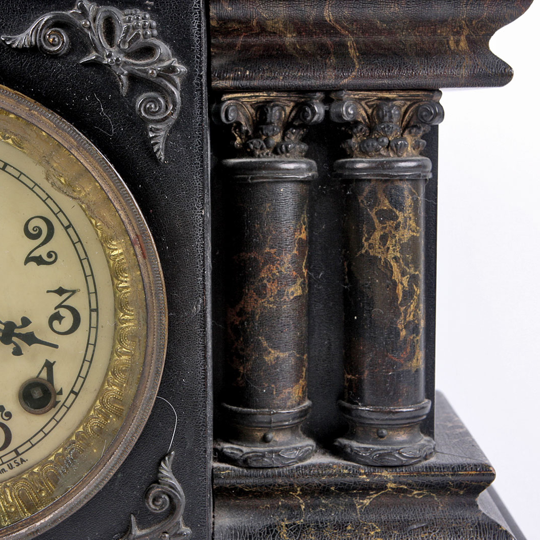 Antique New Haven Mantel Clock EBTH