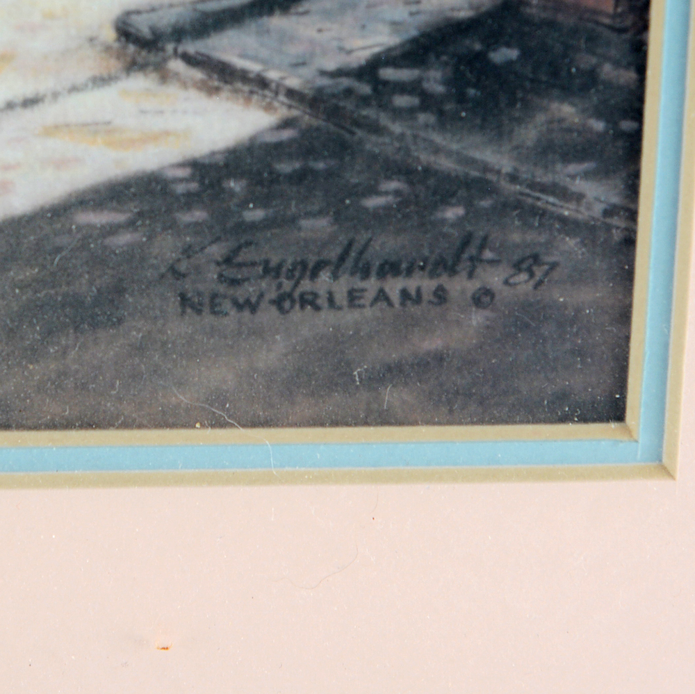 Ken Engelhardt Framed Photo Offset Lithograph Prints of New Orleans EBTH