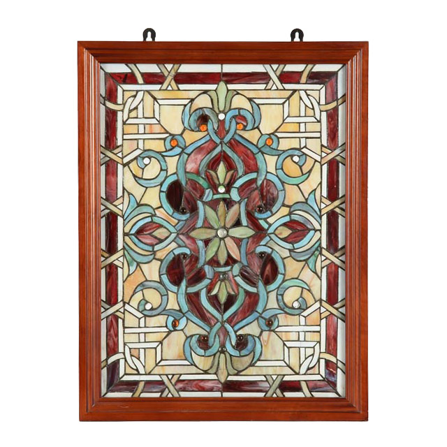 Framed Stained Glass Window EBTH