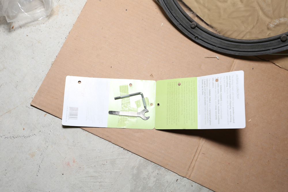 Unassembled Martha Stewart "Victoria" Collection Patio ...