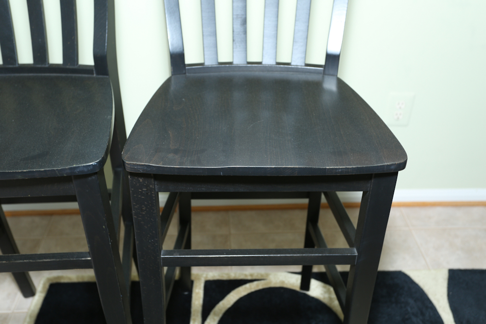 Pair of Counter-Height Pottery Barn Stools | EBTH
