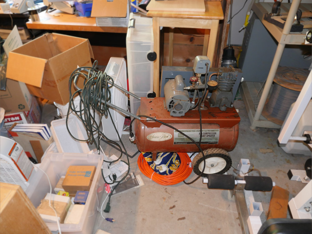 Vintage Sears Air Compressor Paint Sprayer EBTH