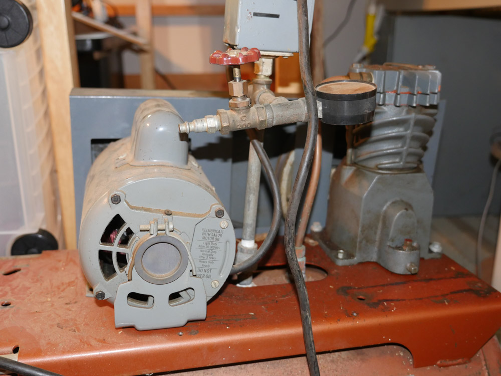 Vintage Sears Air Compressor Paint Sprayer EBTH