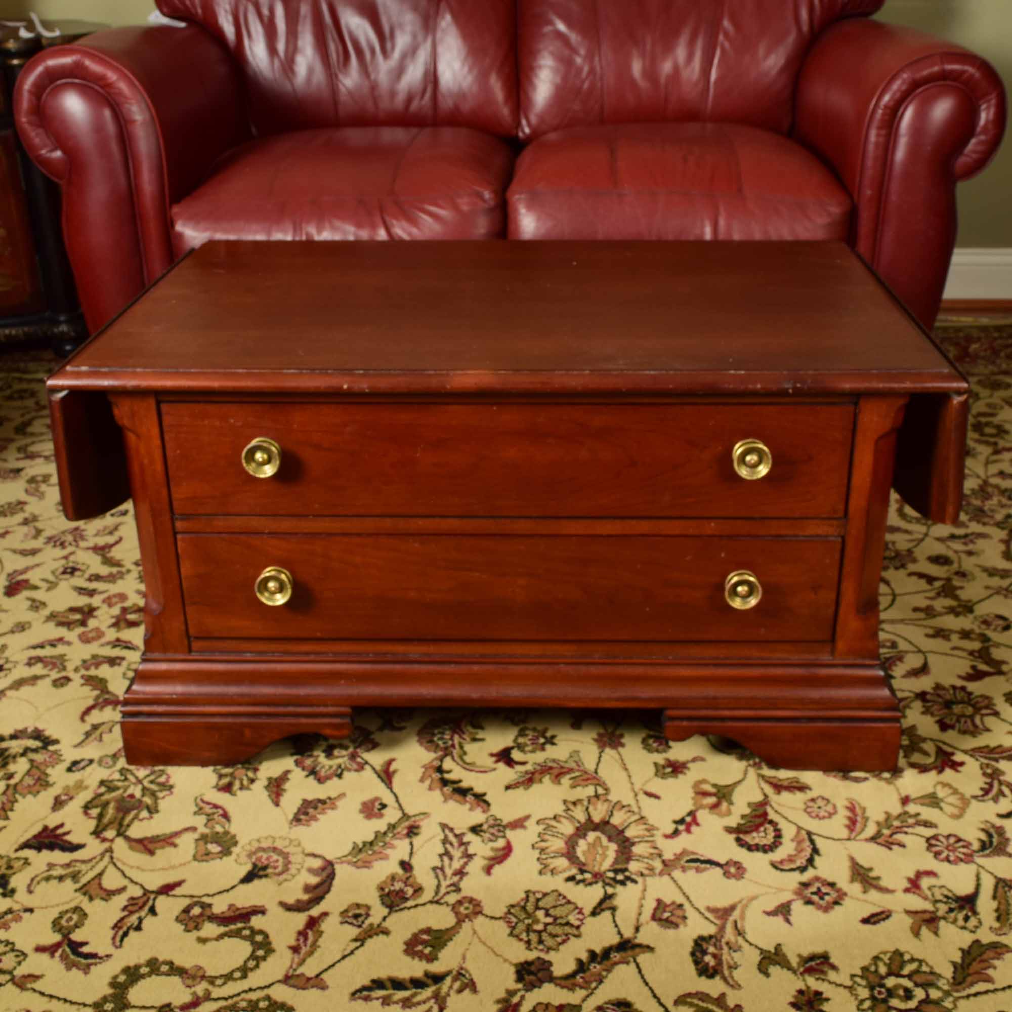 Broyhill Cherry Drop Leaf Coffee Table EBTH