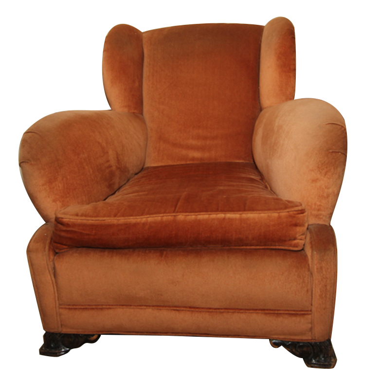 Vintage Upholstered Arm Chair EBTH