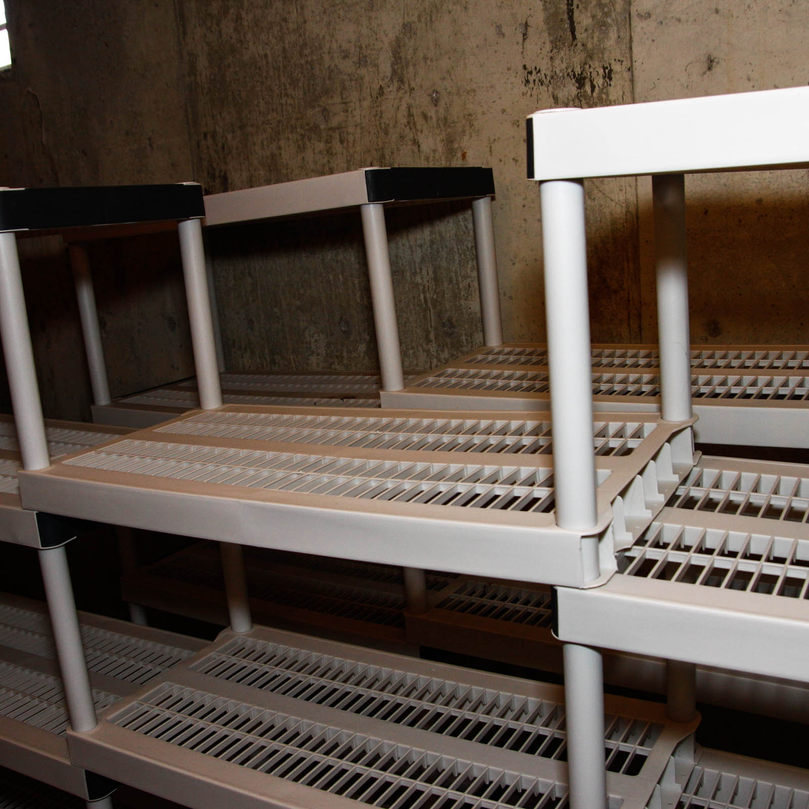 White Plastic Shelving Unit EBTH