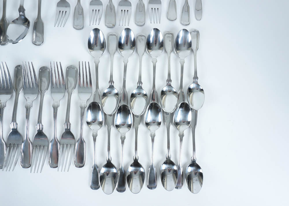 Leonard Stainless Steel Flatware Set EBTH