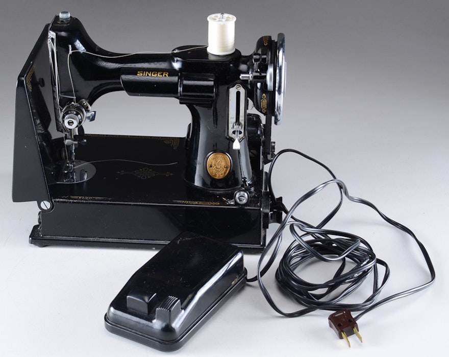 Singer Sewing Machine Featherweight Catalog 3110 Simanco Motor EBTH