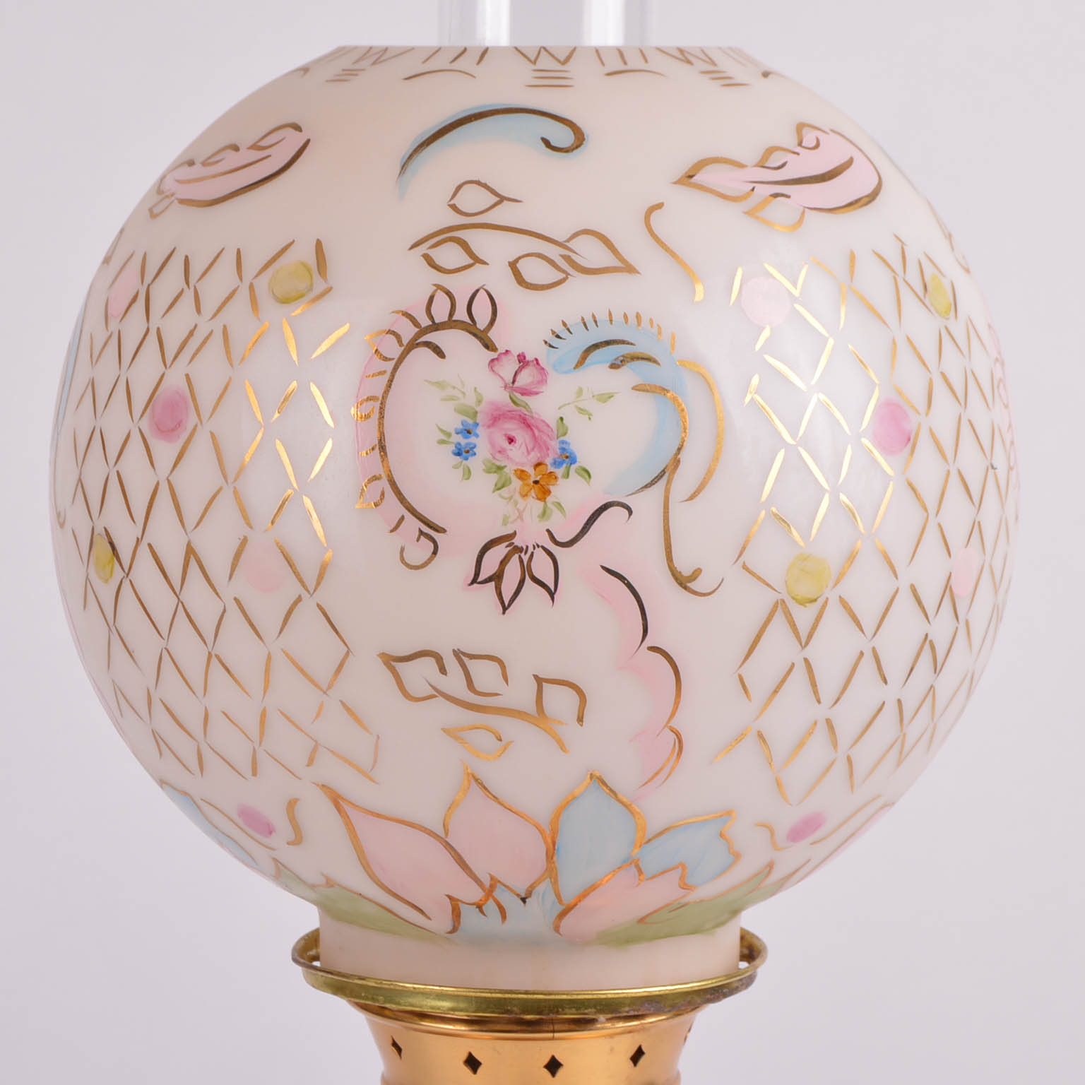 Floral Globe Lamp EBTH