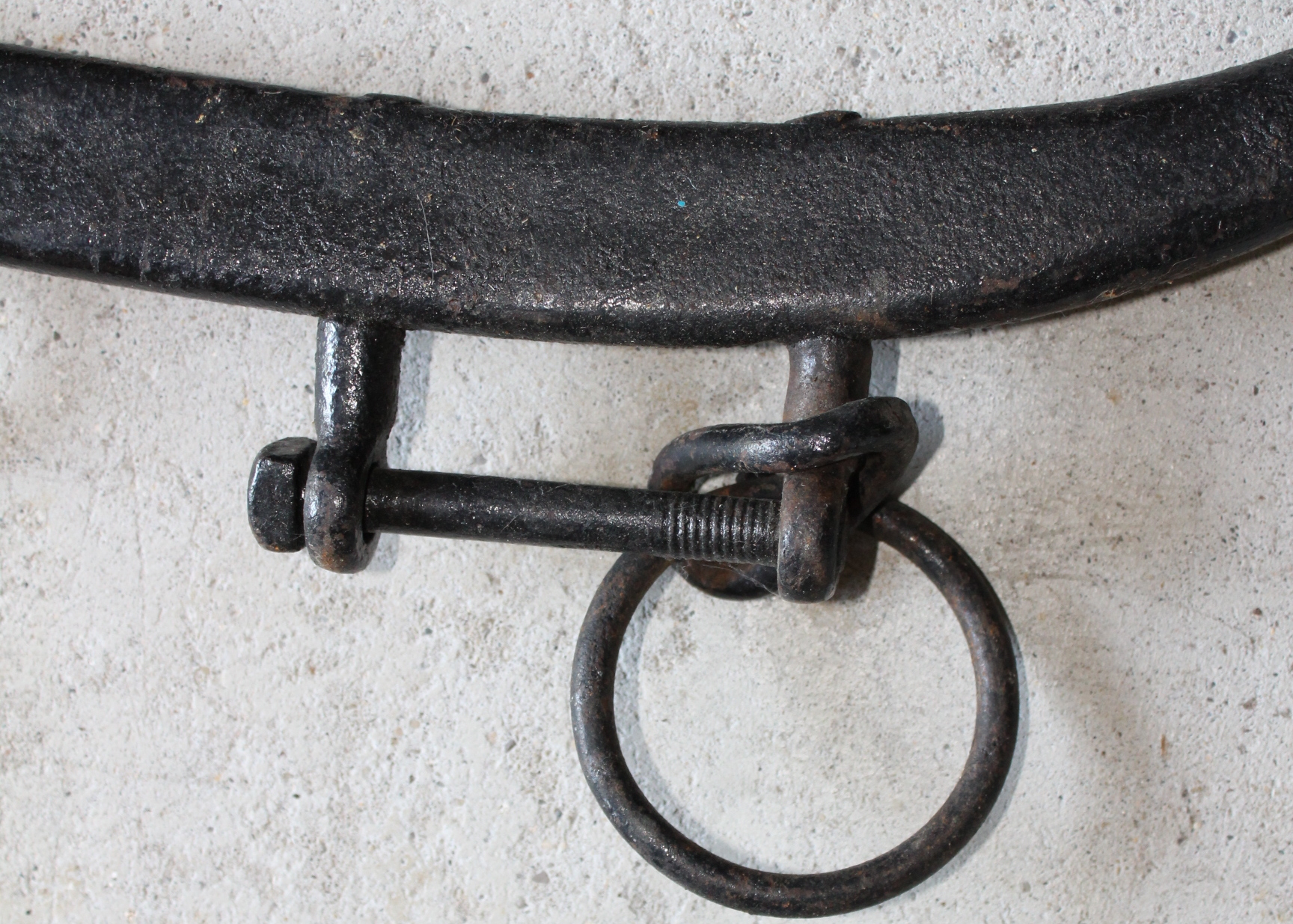 Pair of Antique Iron and Brass Yokes EBTH