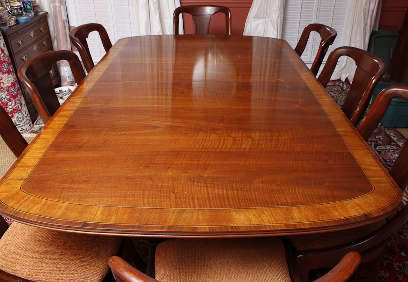 white furniture company dining room table