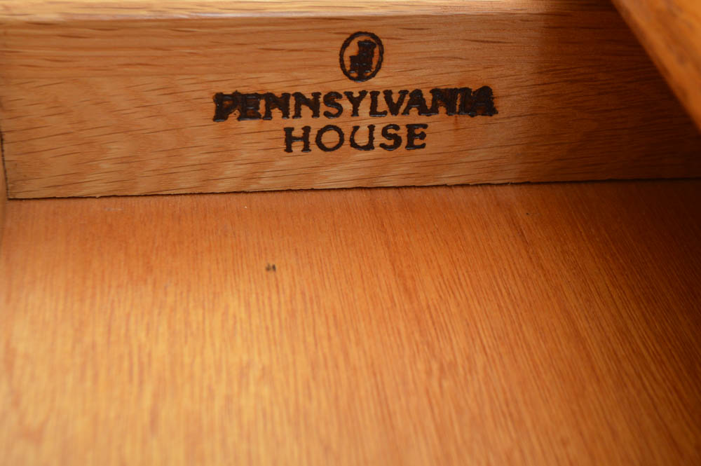Pennsylvania House Oak Table with Six Chairs EBTH