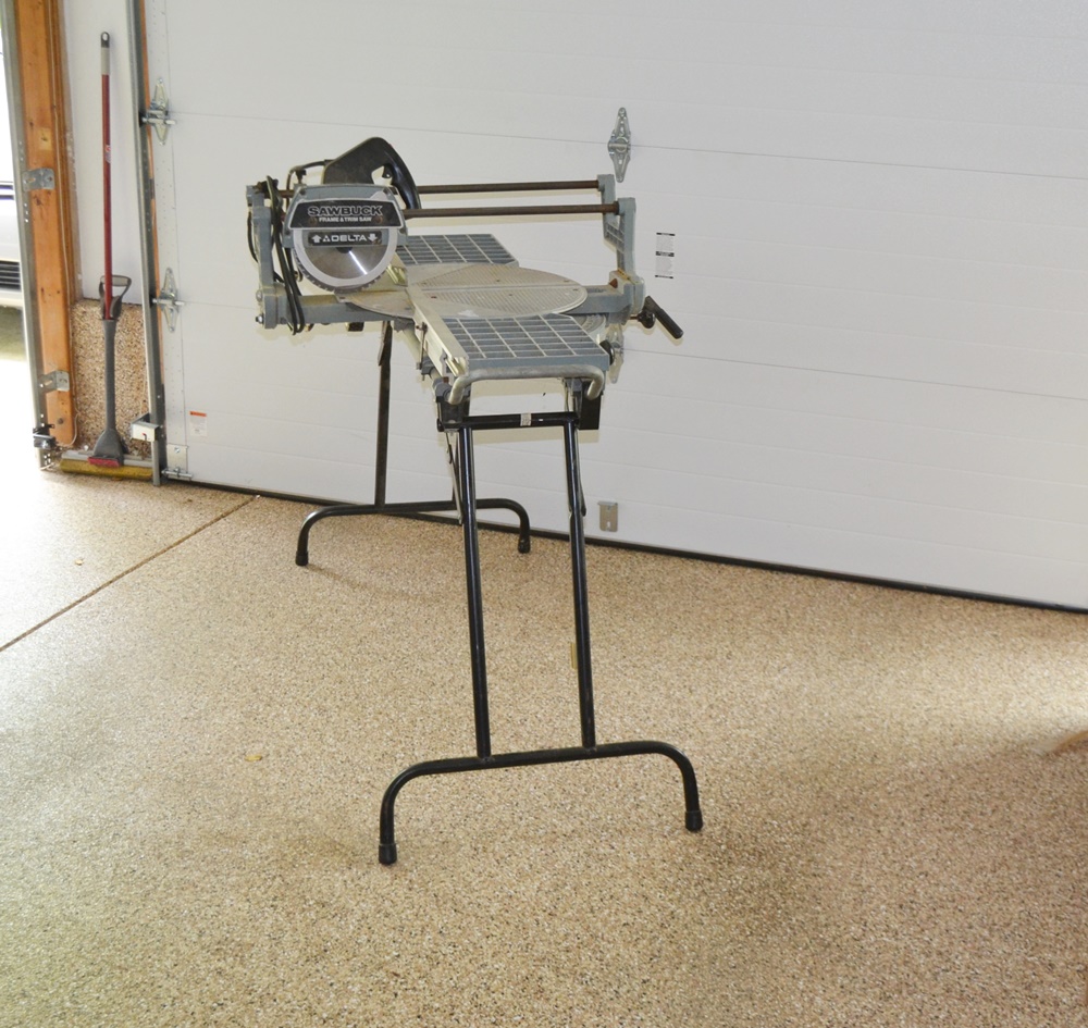 Delta Sawbuck Frame & Trim Saw EBTH