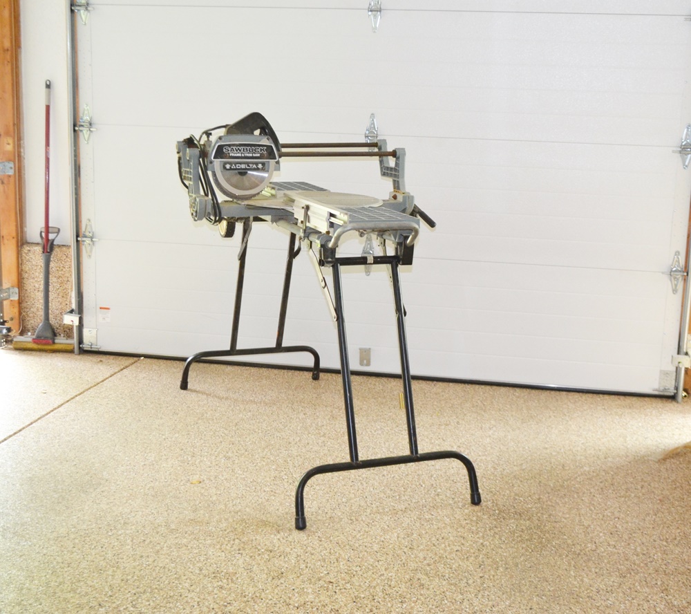 Delta Sawbuck Frame & Trim Saw EBTH