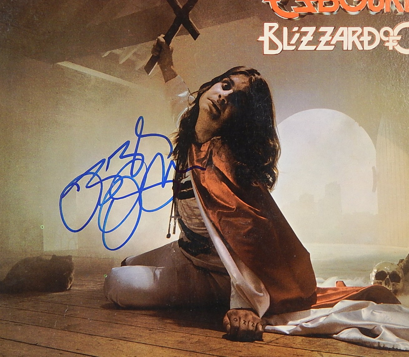 Signed Ozzy Osbourne 