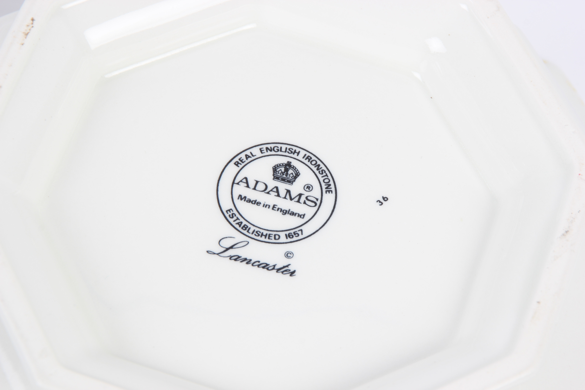 Adams English Ironstone "Lancaster" Serving Dishes and Teapot EBTH