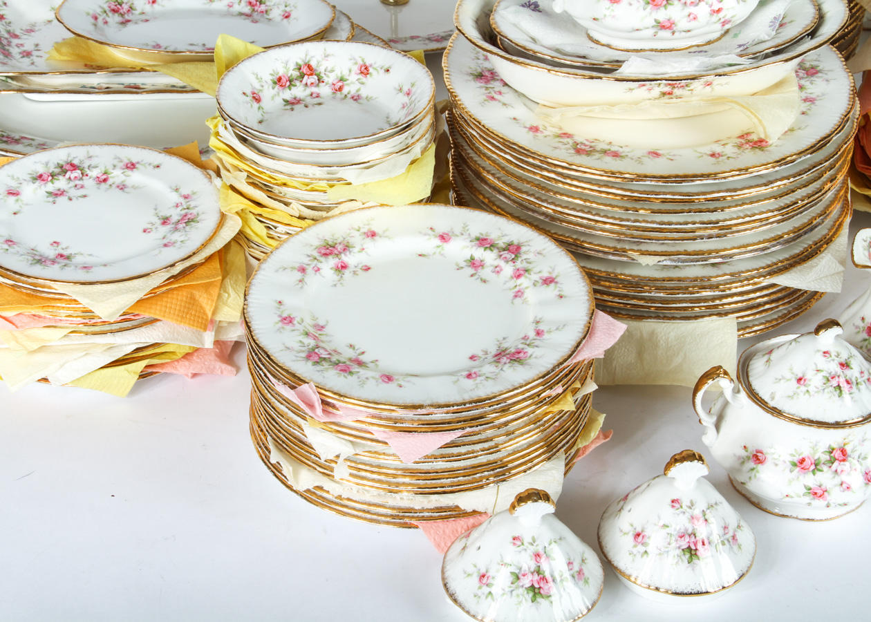 Paragon "Victoriana Rose" China Set EBTH