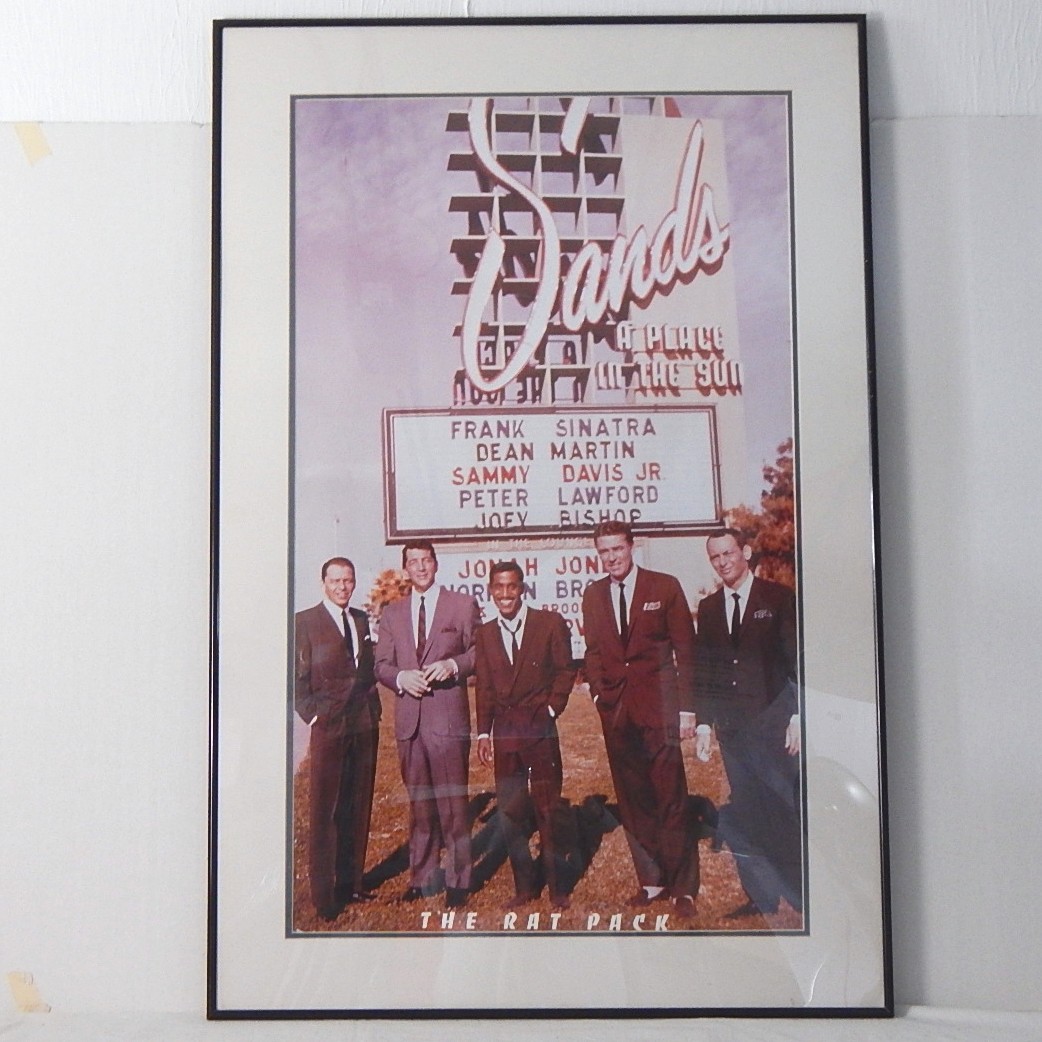 Framed Rat Pack Poster EBTH