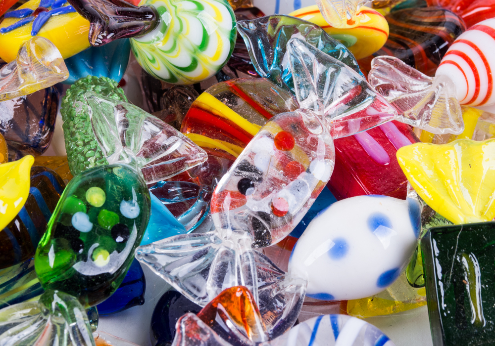 Murano Glass Candy Collection EBTH