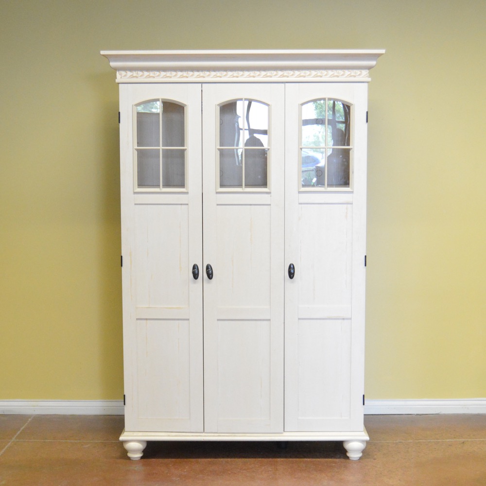 Christopher Lowell Shore Armoire Desk Ebth