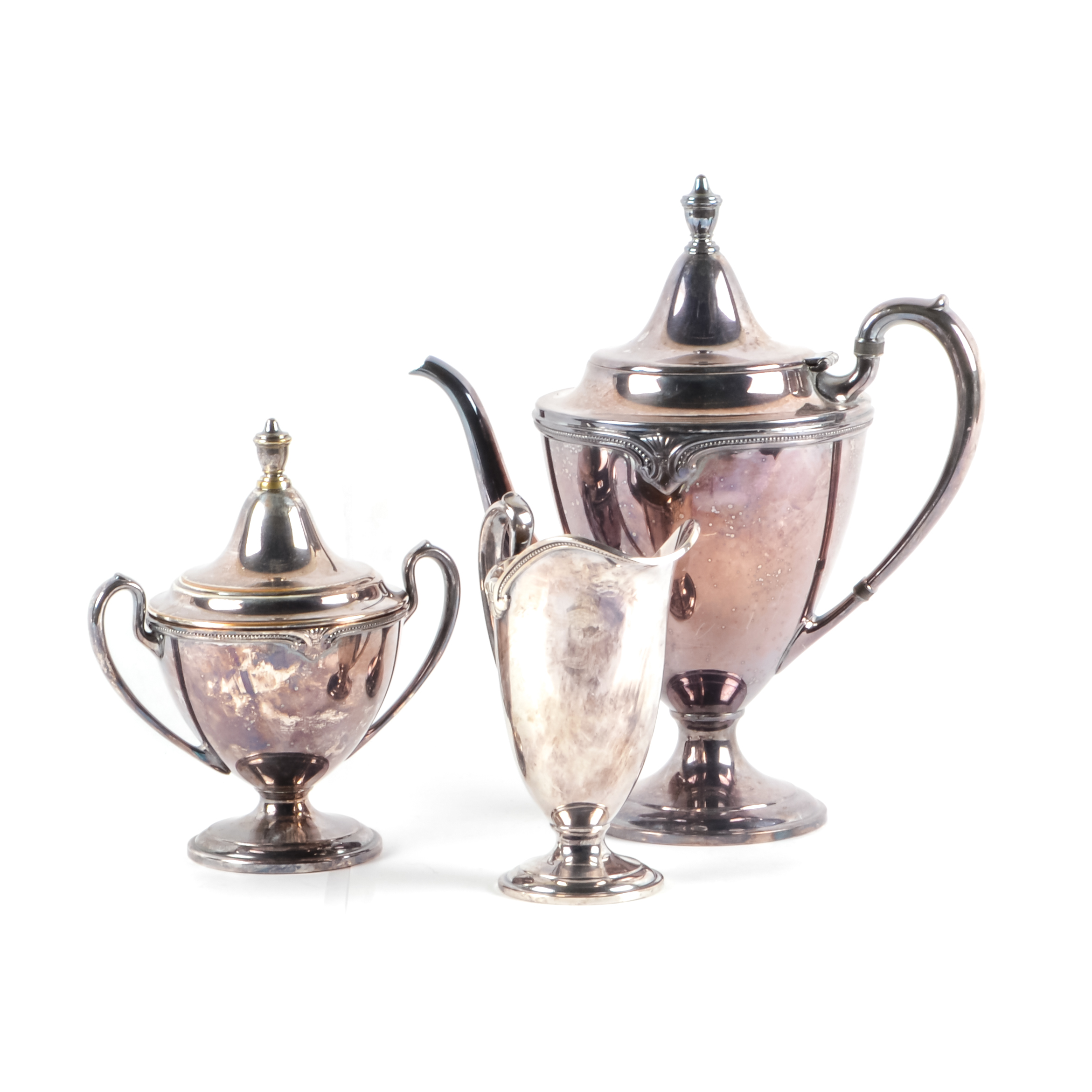 "Moonbeam" by Rogers Silver Plate Tea Service Set EBTH
