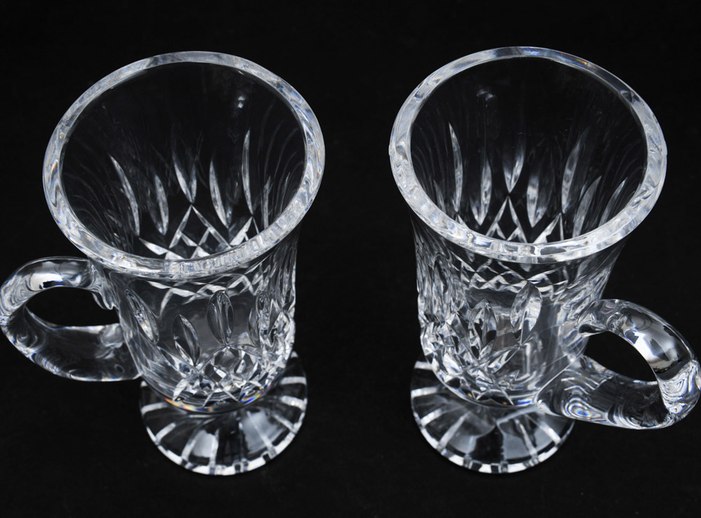 Waterford Crystal "Lismore" Irish Coffee Mugs EBTH