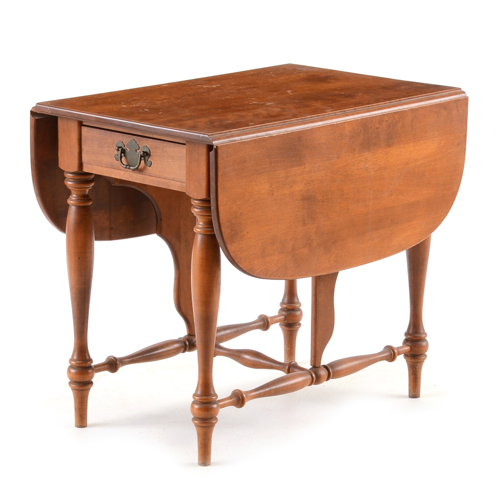 Ethan Allen Early American style Drop Leaf Accent Table EBTH