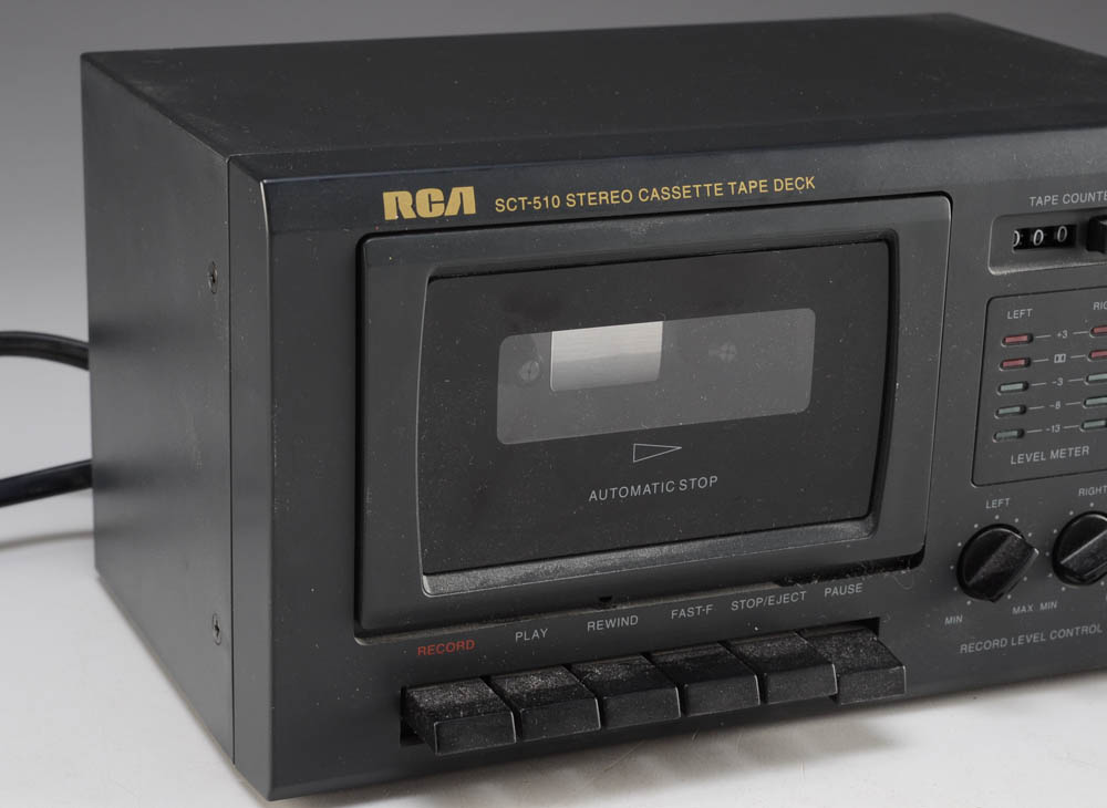 RCA SCT510 Stereo Cassette Tape Deck EBTH