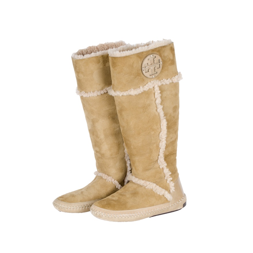 Tory Burch Shearling Boots Size  | EBTH